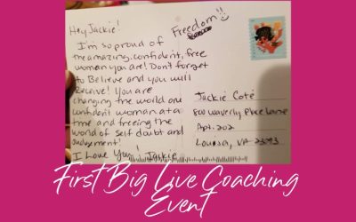 First Big Live Coaching Event