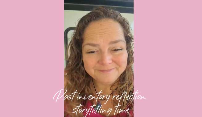 Past inventory reflection storytelling time
