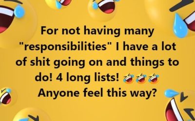 So many responsibilities!